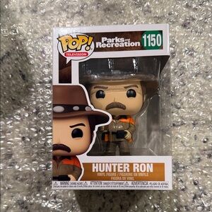Funko Pop! Hunter Ron with Brown Hat and Orange Accents